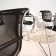 Set of 6 Castelli Penelope dining/conference chairs by Charles Pollock