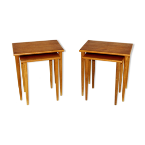 tables gigognes en teck