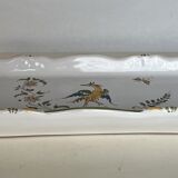 Rectangular dish in earthenware from Moustiers