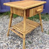 Bamboo bedside with drawer
