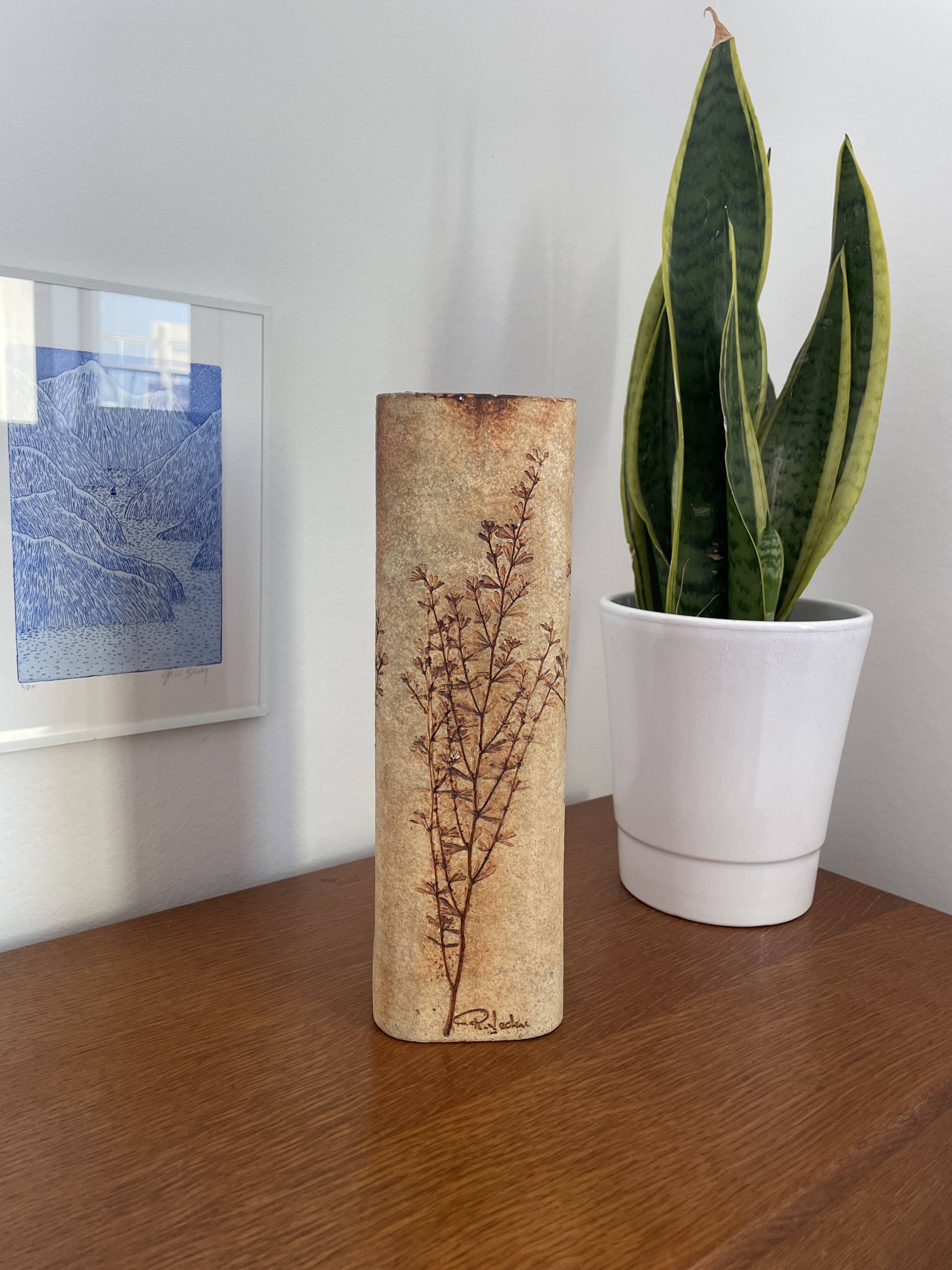 Vase signed Raymonde Leduc