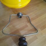 Lustre vintage en verre orange