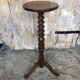 Fifth Door Pot Pot Tripod Wood turned Vintage