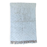 tapis Béni Ouarain blanc Shaggy 105x165 cm