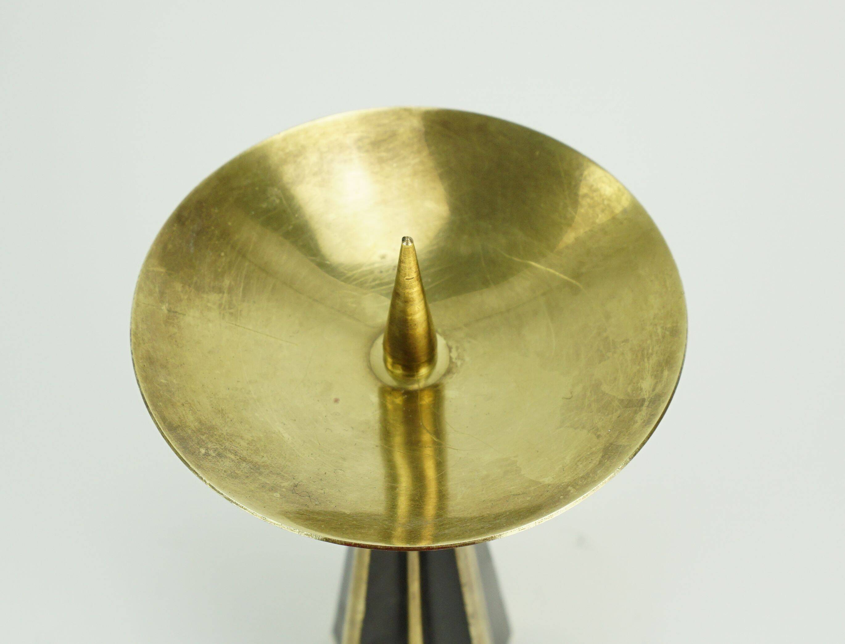 1950s mid century candle holder klaus ullrich faber & schumacher