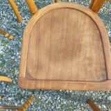 9 wooden bistro chairs, Luterma style