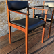 Pair of Scandinavian rosewood armchairs by SAX circa 60