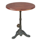 Vintage bistrot table "brown top"