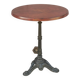 Vintage bistrot table "brown top"