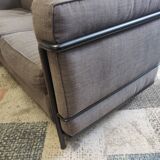 LC2 3-seater sofa by Le Corbusier, Cassina edition