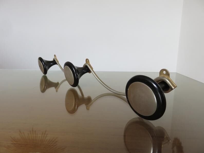 Bakelite coat door and gold metal 50 60s
