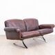 Brown leather 2-seater sofa by De Sede, model DS 31, vintage 1960s.