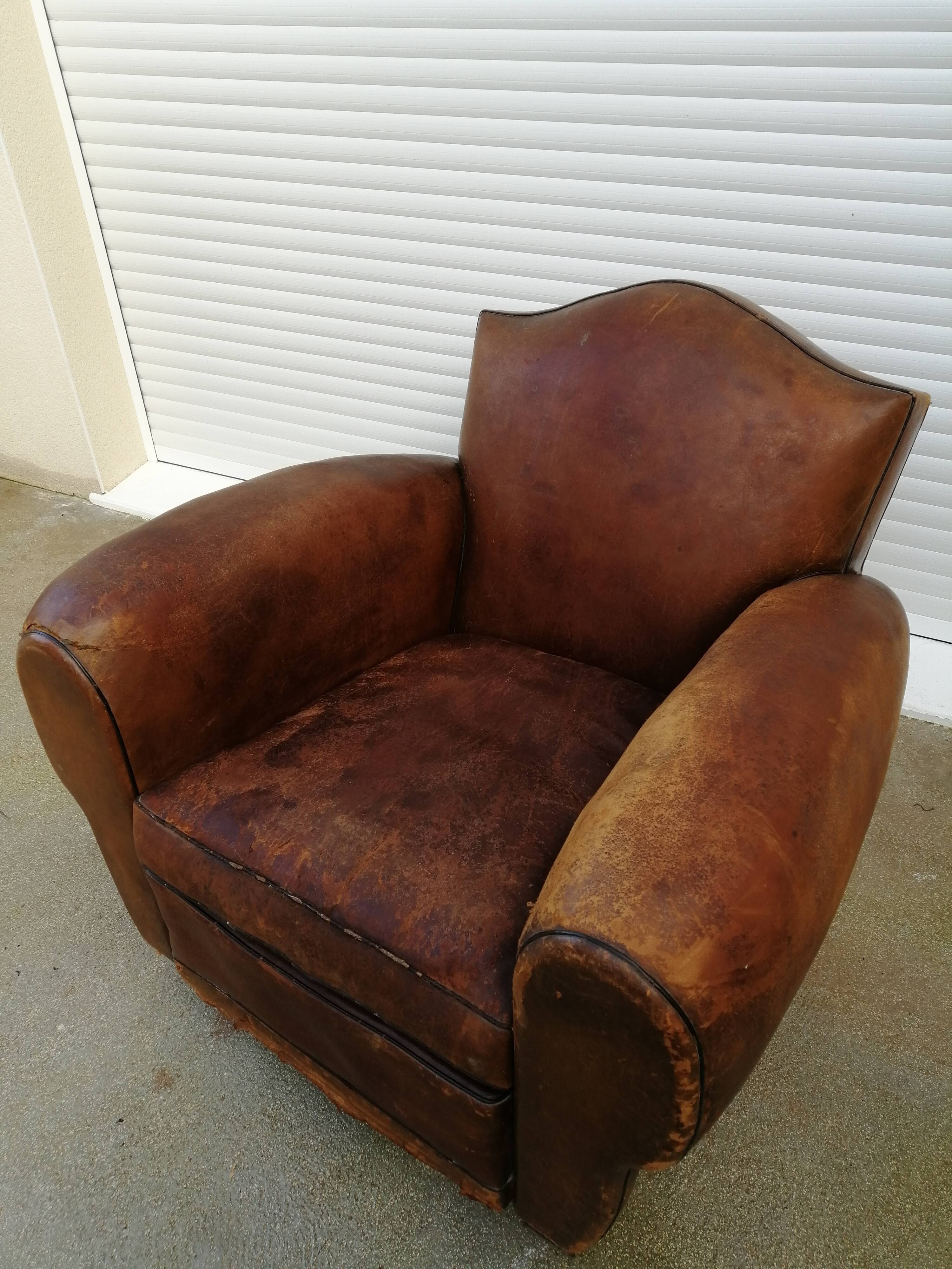 Moustache club armchair
