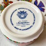 Coffee maker and ceramic coffee cup Villeroy and Boch Acapulco vintage 70s