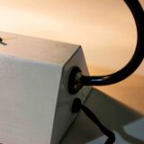 Functionalist geometrical desk lamp, France 1950s