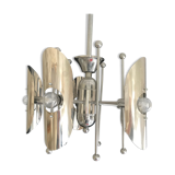 Space age chrome chandelier 1960