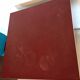 Art deco bistro table red tray