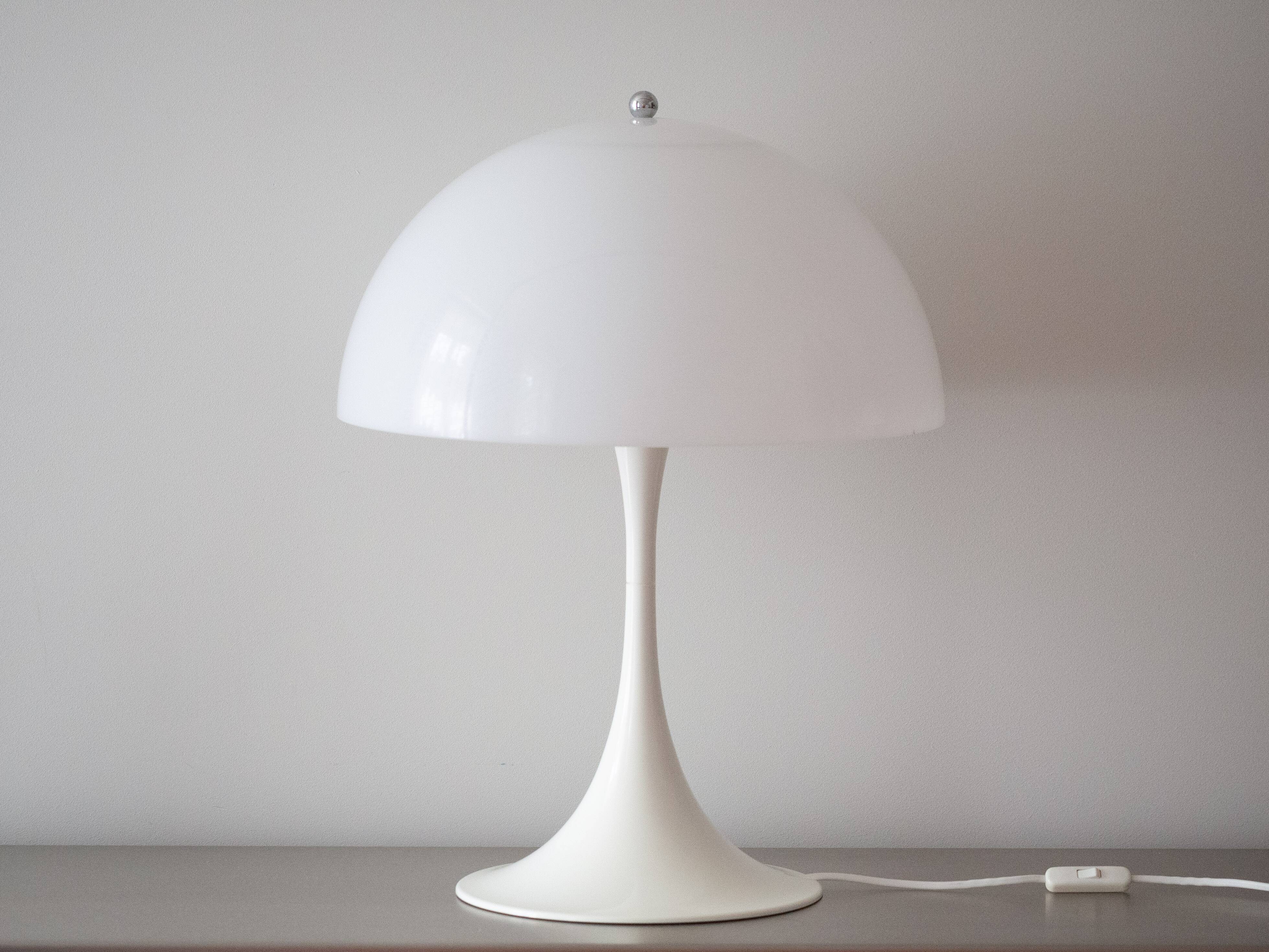 Lampe de table Panthella vintage danoise par Verner Panton, Louis Poulsen, 1971