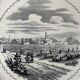 6 assiettes à dessert anciennes Vieillard et Johnston Bordeaux XIXème siècle Médoc et ses châteaux