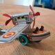 Collectible tin plane, vintage