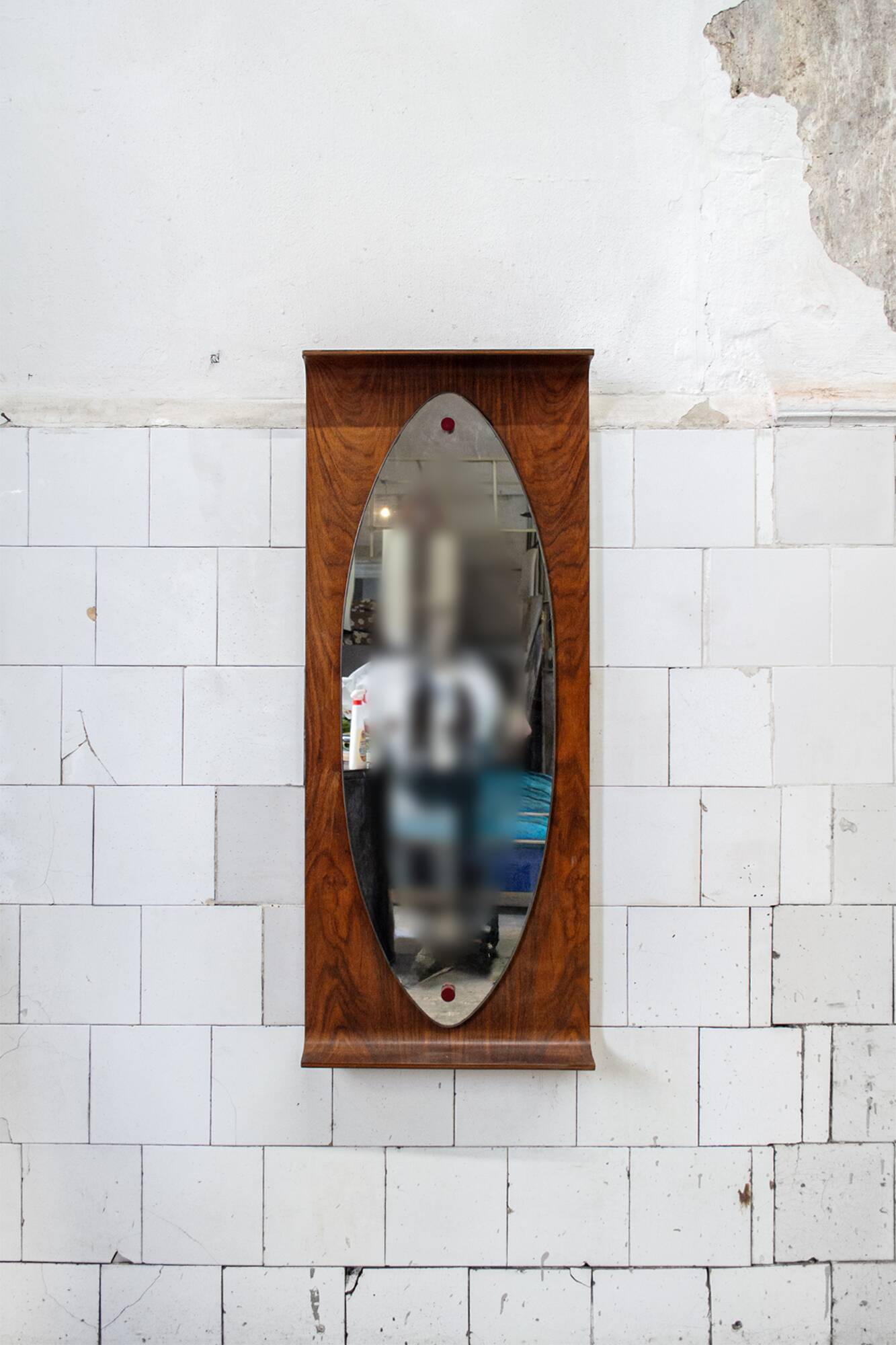 Specchio ovale by Franco Campo & Carlo Graffi for Home, 1950s