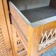 Wardrobe, vintage rattan wardrobe