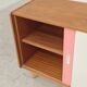 Wooden buffet U 452 pink by Jiri Jiroutek for Intérier Praha 1960