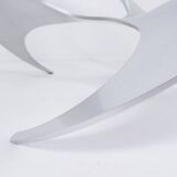 Knut Hesterberg for Ronald Schmitt Aluminum "Propeller" Coffee Table