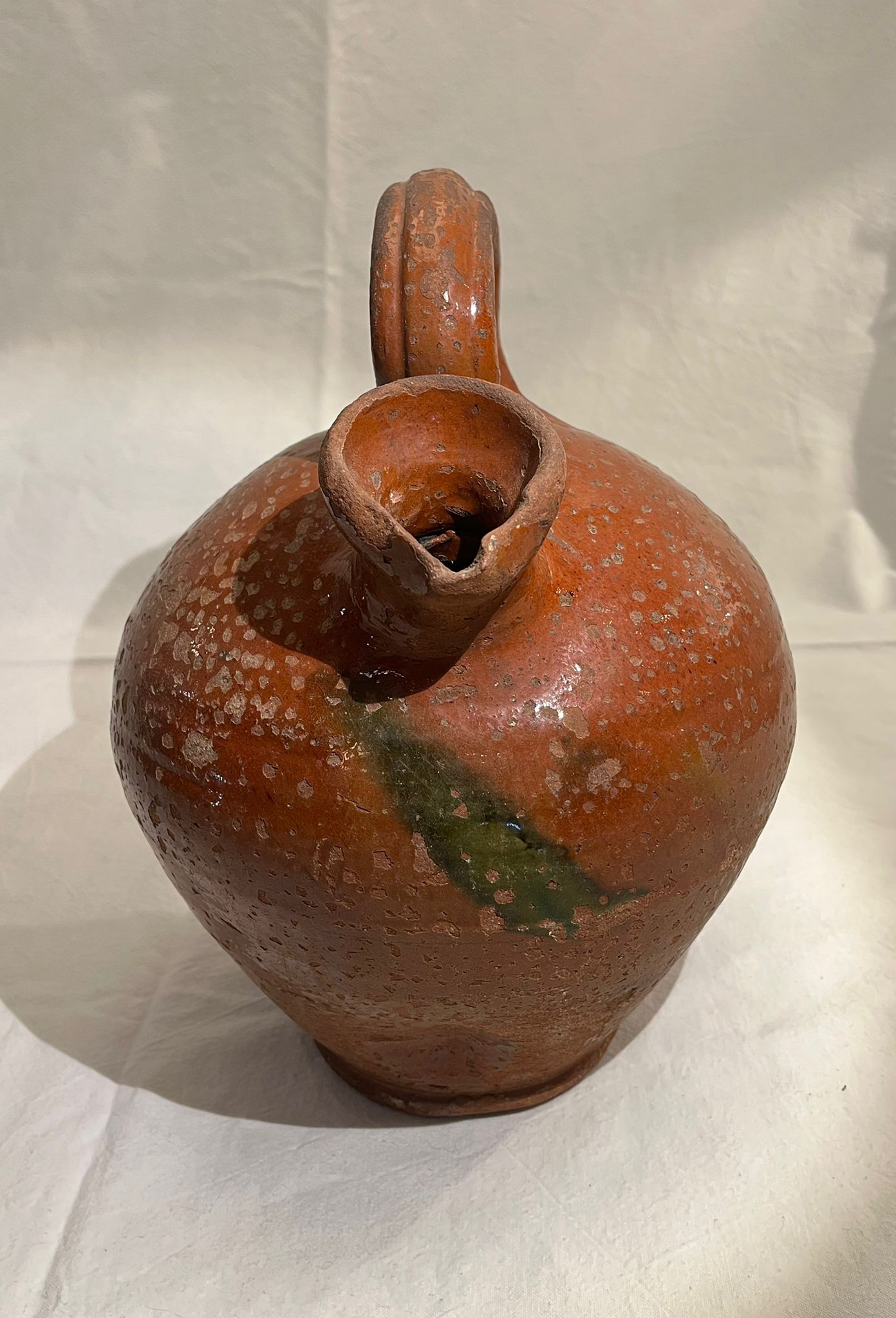 19th century oil jug