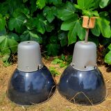 Set of two industrial style lamps