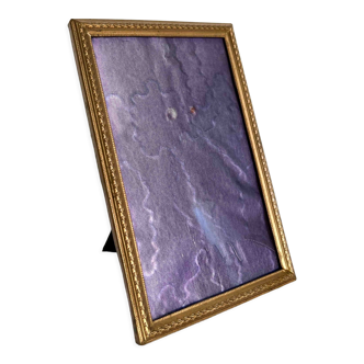 Old golden photo frame