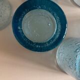 Set of 6 XXXL bubble glass cups from Biot