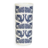 Vase paons