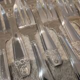 12 silver-plated metal cake forks Liberty Grand Prix