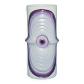 Vase Vintage • Swing • Purple Eye • Royal Porzellan • Op Art • 1970