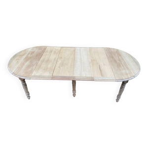 table à manger ronde - rallonges