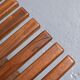 Cansado bench in mahogany by Charlotte Perriand, circa 1962.