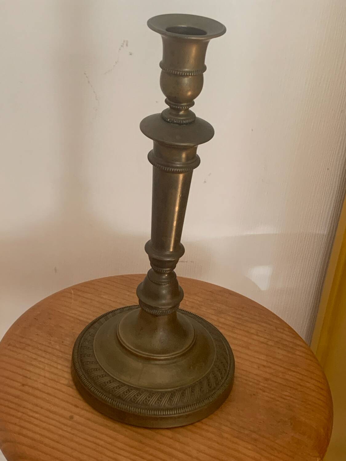 Brass candlestick