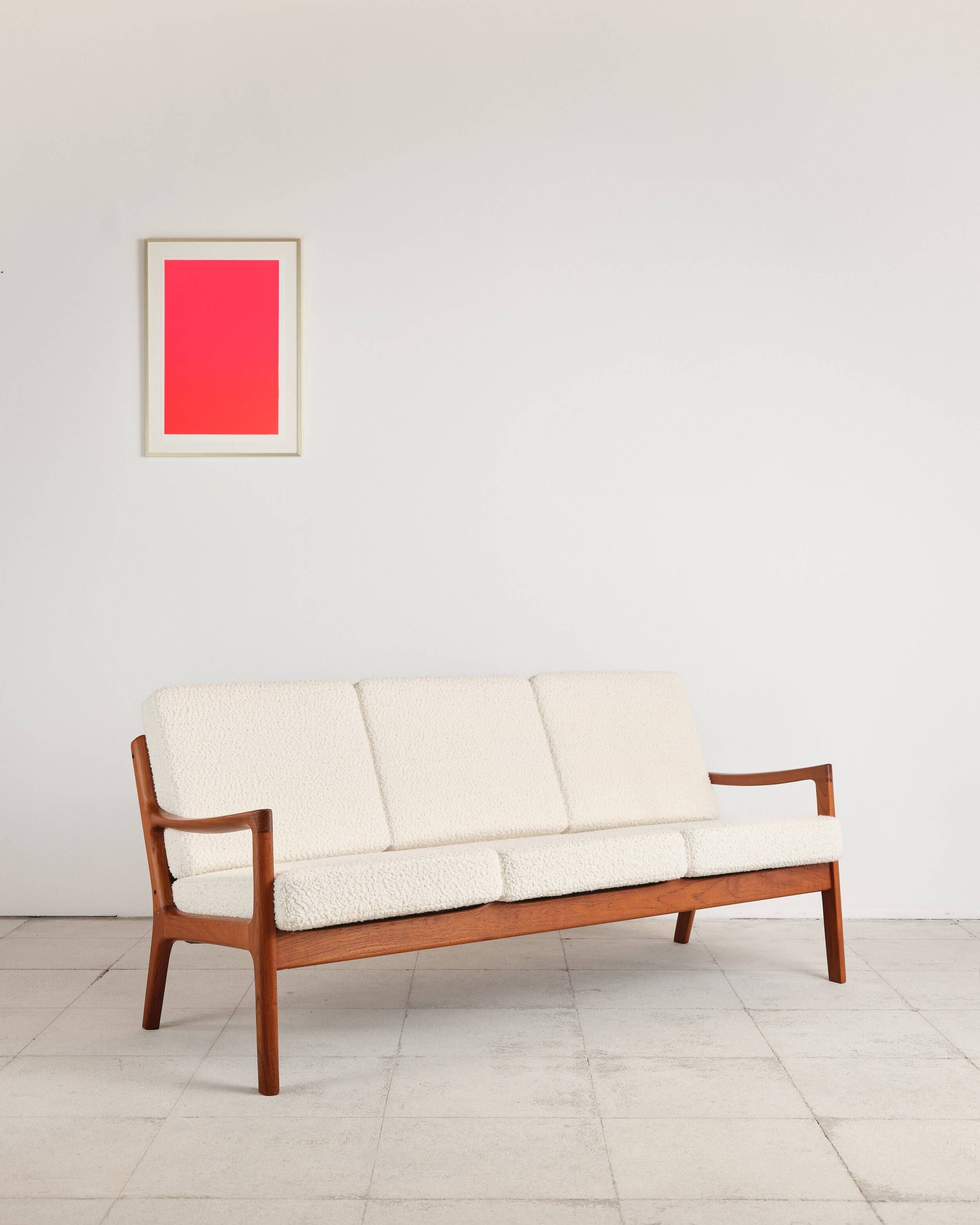 Senator 3-seater sofa in teak by Ole Wanscher, Denmark, 1950s.