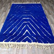 Moroccan rug in natural wool 2.5x1.5 m