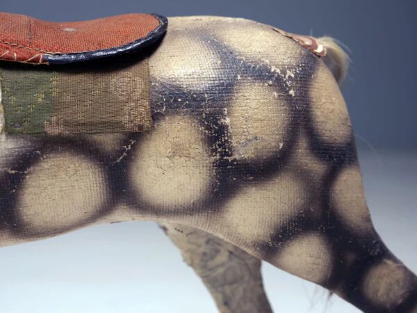 Antique rocking horse, Czechoslovakia, 1940s