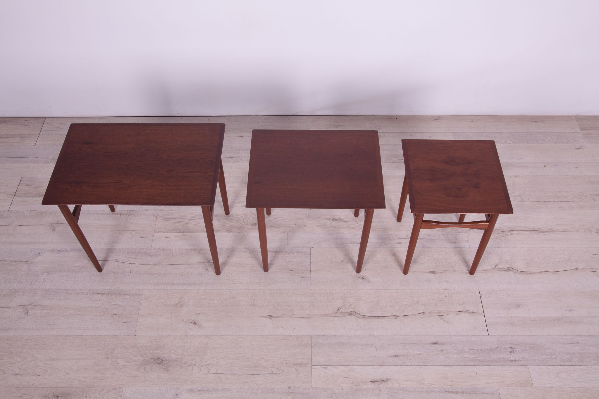 Danish nesting tables by Poul Hundevad for Fabian, 1960s, Set of 3