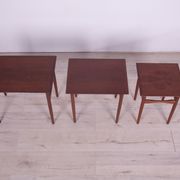Danish nesting tables by Poul Hundevad for Fabian, 1960s, Set of 3