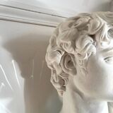 Old plaster bust of David
