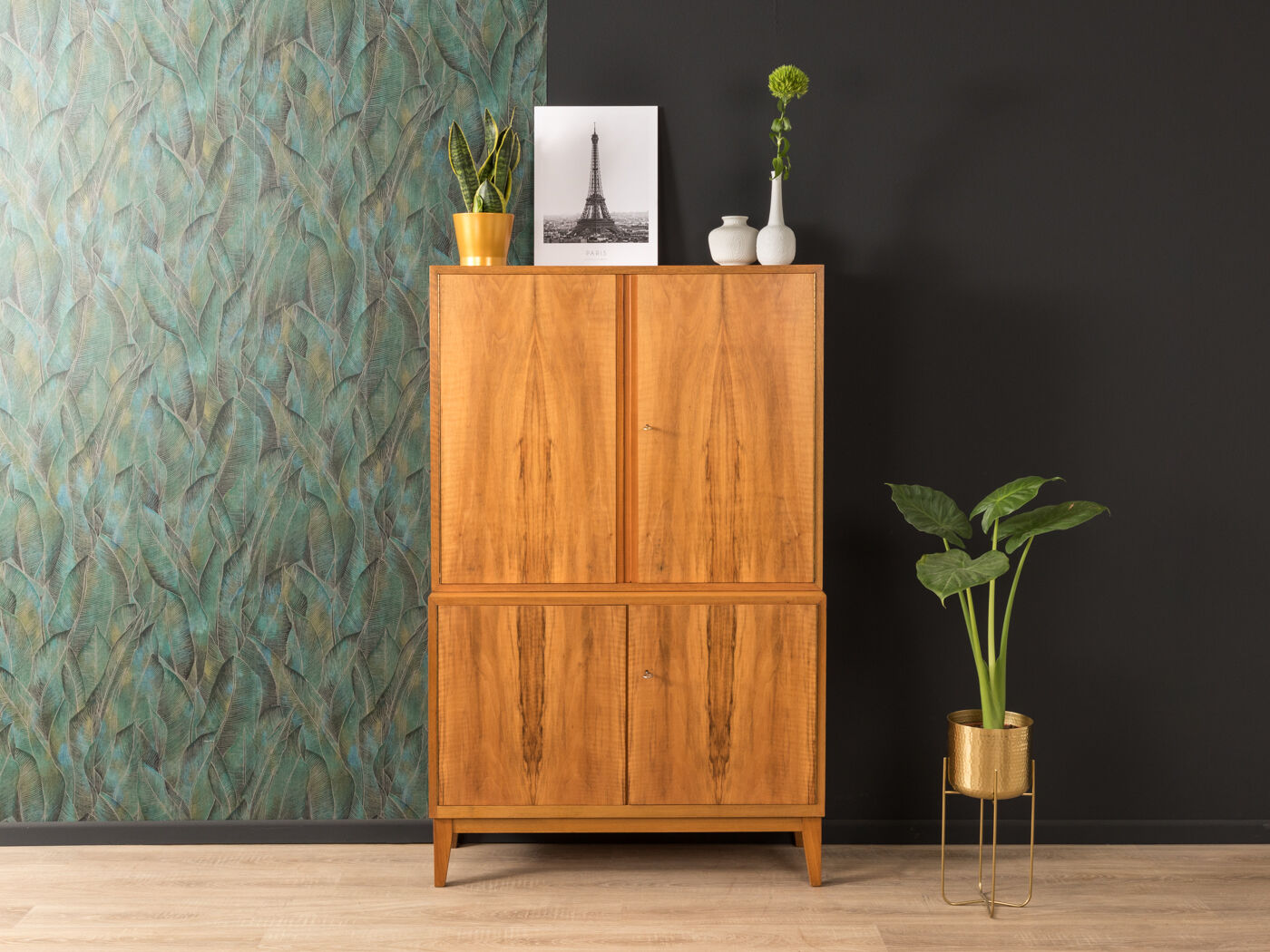 Armoire en noyer de WK Möbel des années 1950