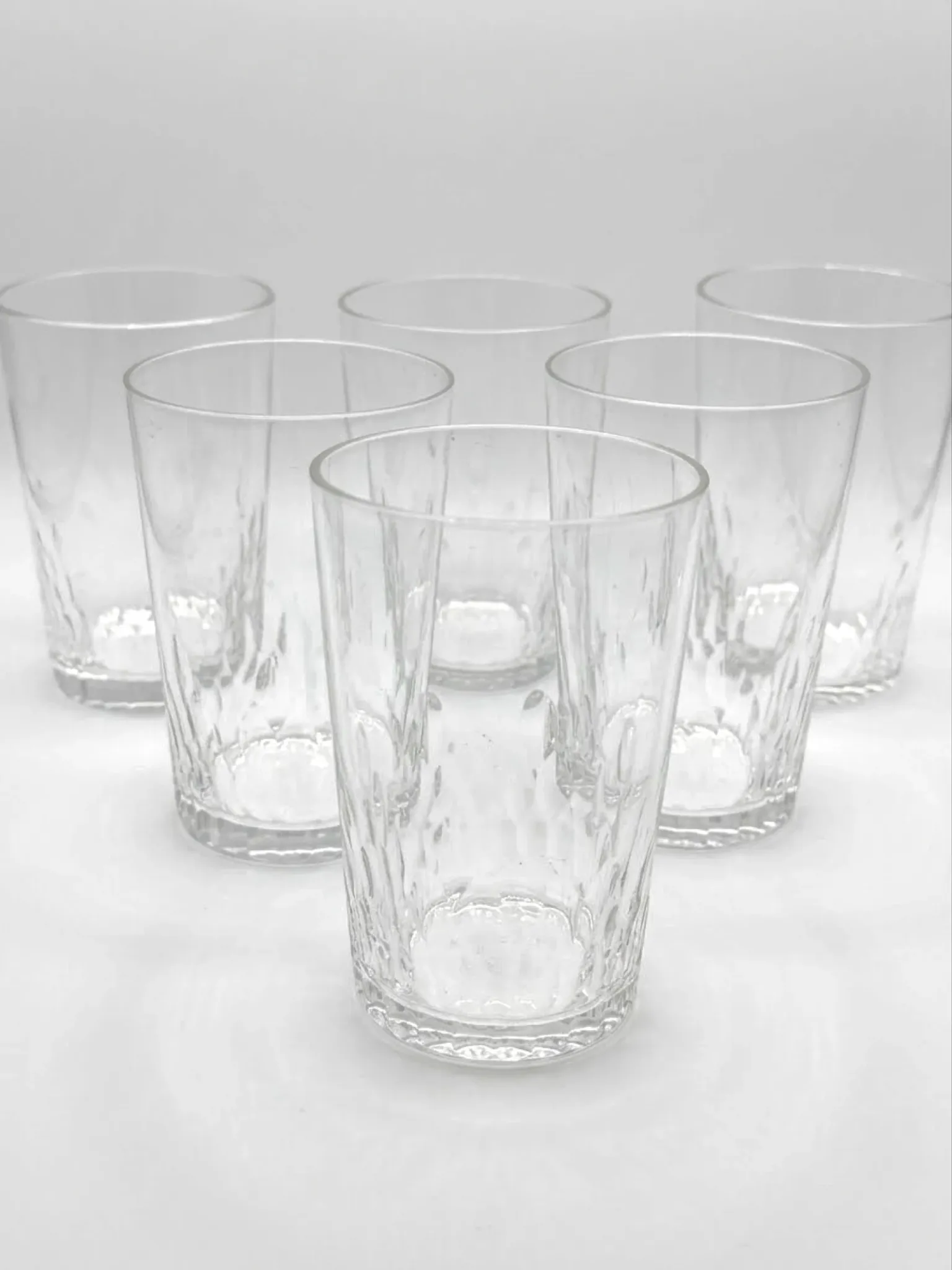 Baccarat - 6 crystal Richelieu goblets