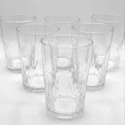 Baccarat - 6 crystal Richelieu goblets