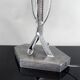 Bicéphale Art Deco lamp in wrought iron – Muller Frères Lunéville, circa 1930