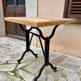 Industrial bistro style table