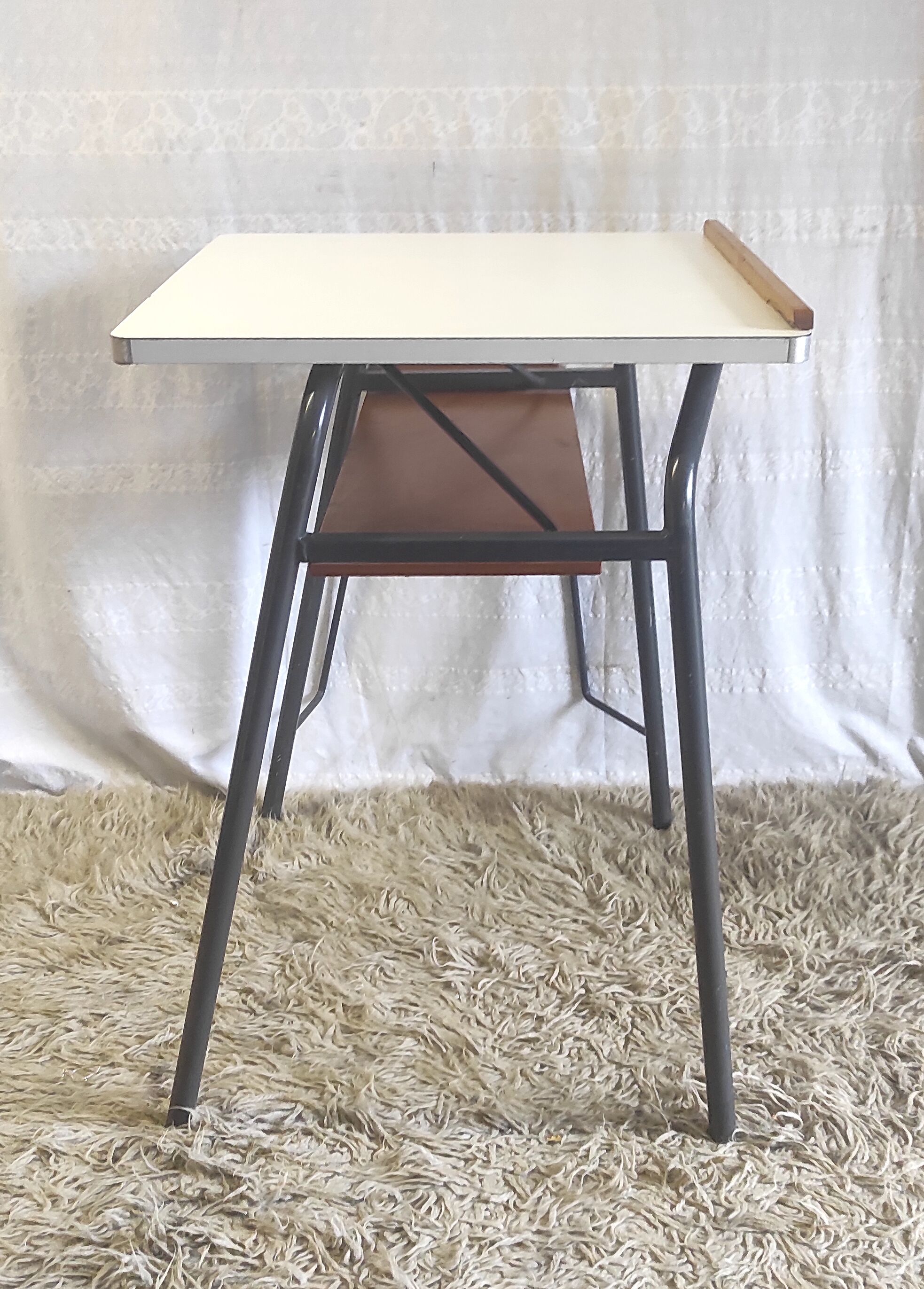 Desk, drawing table in wood and metal – 60s/70s